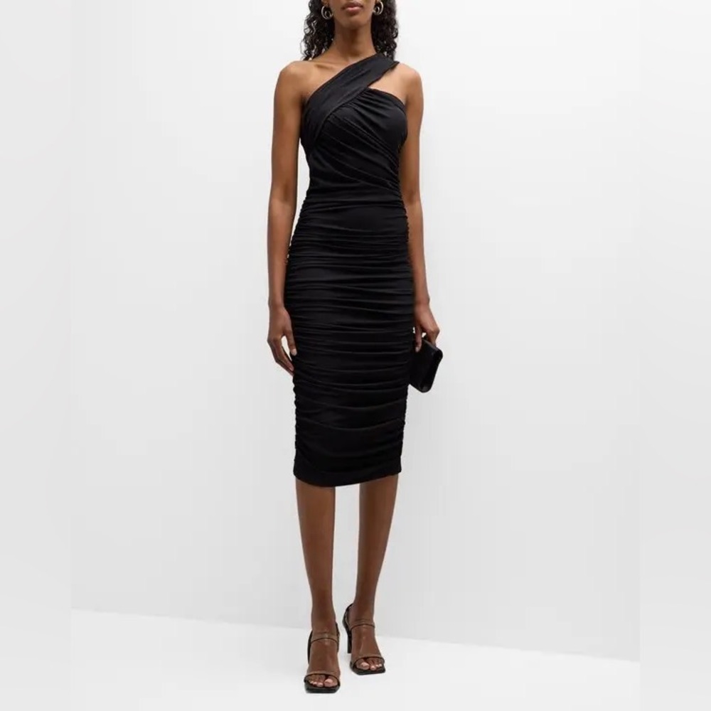 CHIARA BONI LA PETITE ROBE
Tazia Ruched One-Shoulder Bodycon Midi size 38 - S